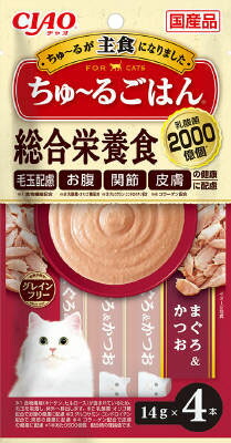 CIAO ちゅ-るごはん まぐろ&かつお 14g×4本の商品画像
