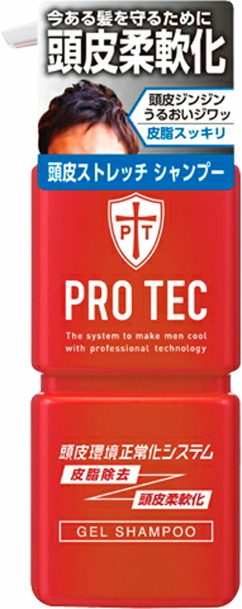 PROTEC 頭皮ストレッチ シャンプー ポンプ 300g
