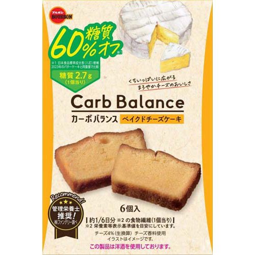 カーボバランス ベイクドチーズケーキ(6個入)