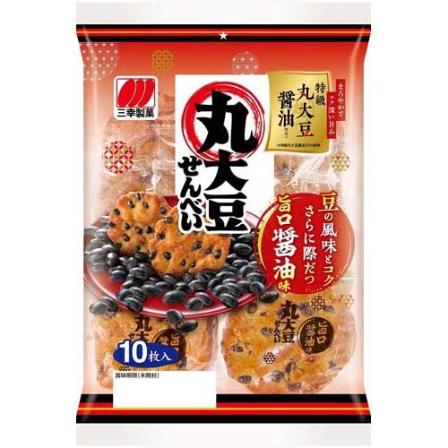 丸大豆せんべい 旨口醤油味(10枚入)