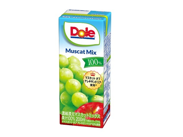 雪印メグミルク Ｄｏｌｅ　マスカットミックス１００％　ＬＬ２００