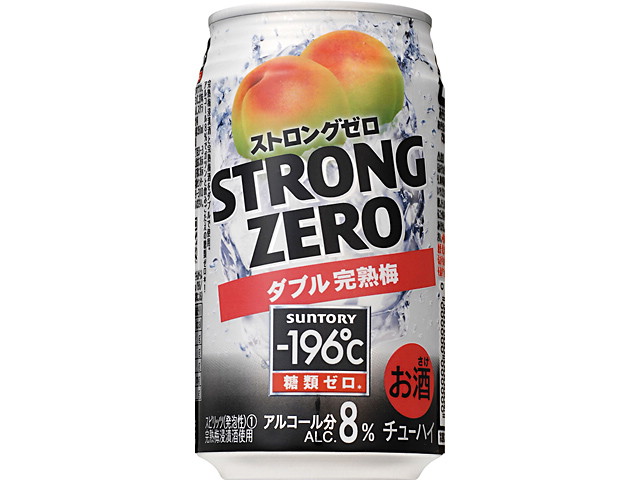 サントリー -１９６℃ストロングゼロ＜Ｗ完熟梅＞350ml