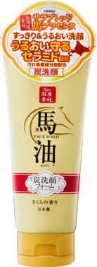 リシャン 馬油&炭洗顔フォーム 130g
