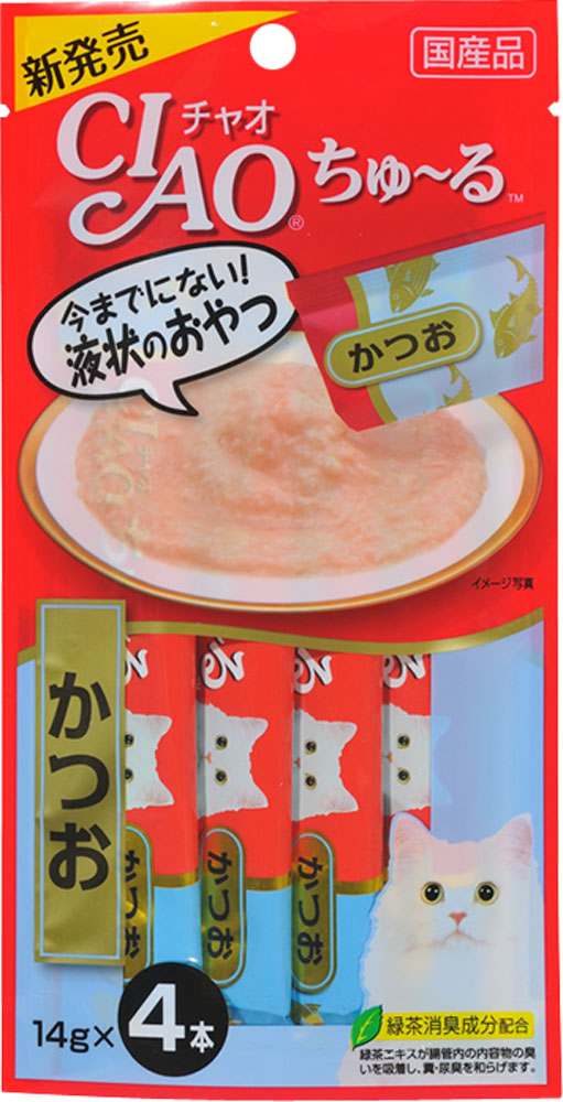 チャオ ちゅーる かつお 14g×4の商品画像