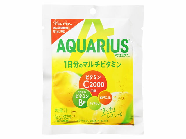 コカ・コーラ アクエリアス 1日分のマルチビタミン パウダー 51g