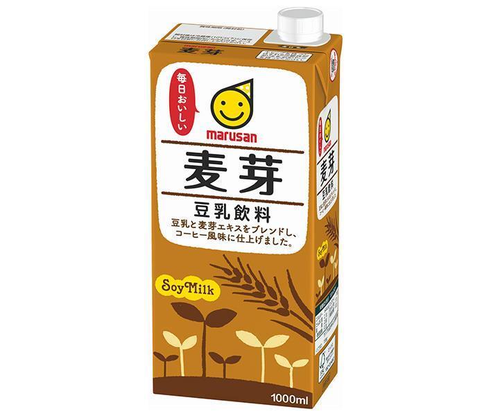 マルサン 豆乳飲料 麦芽 1L