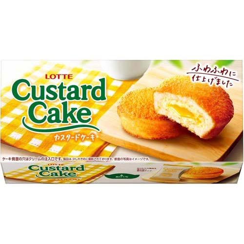ロッテ カスタードケーキ(6個入)