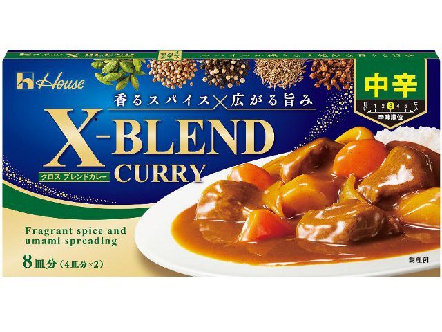 ハウス食品 １４０ｇ　クロスブレンドカレー　中辛