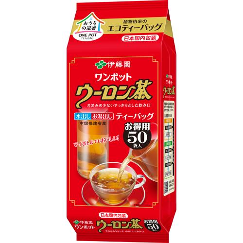 伊藤園 ワンポット ウーロン茶 エコティーバッグ(4.0g*50袋入)