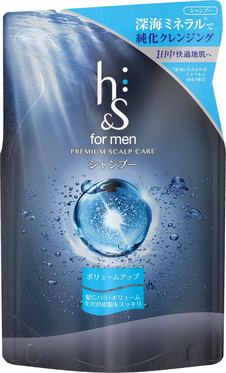 h&s for men ボリュームアップ シャンプー 替 300ml