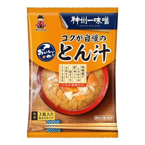 神州一味噌 おいしいね!!コクが自慢のとん汁 64gX3