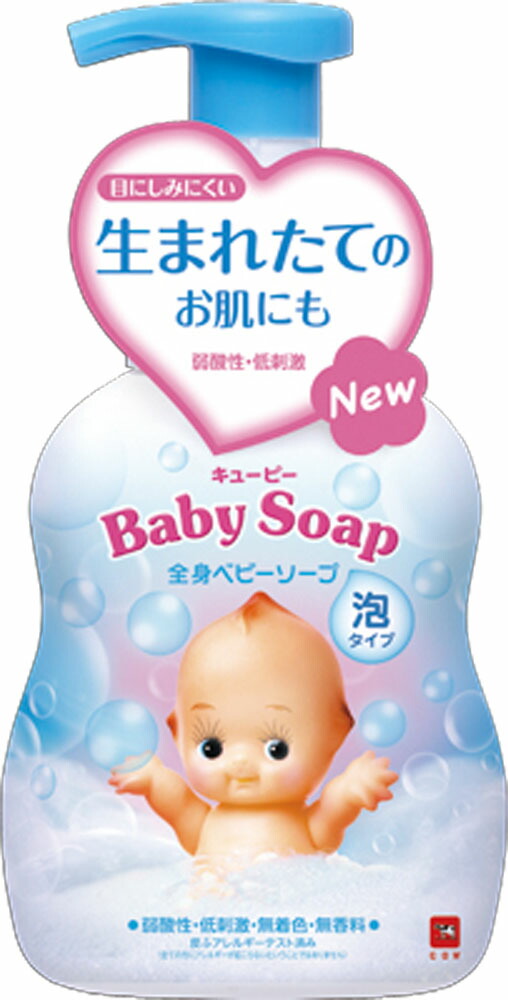 キューピーベビー全身泡ソープ ポンプ付 400ml