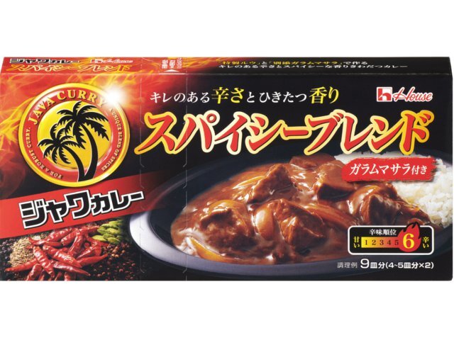 ハウス食品 １９１ｇ　ジャワカレー　スパイシーブレンド