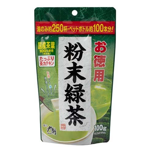 茶の大胡 粉末緑茶(100g)