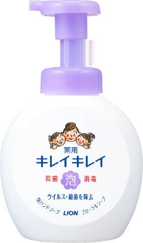 キレイキレイ薬用泡ハンドソープ フローラルソープの香り 本体大型サイズ 500ml