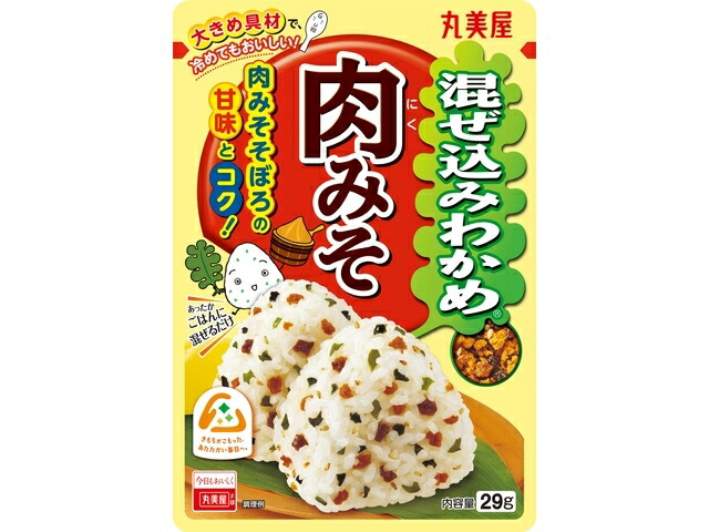丸美屋食品工業 丸美屋　混ぜ込みわかめ　肉みその商品画像
