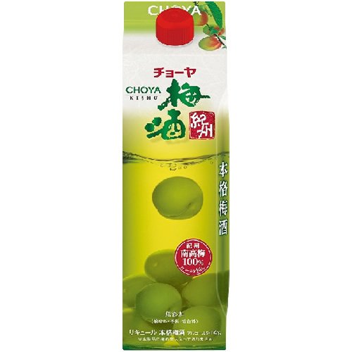 チョーヤ梅酒 紀州 紙パック 1000ml