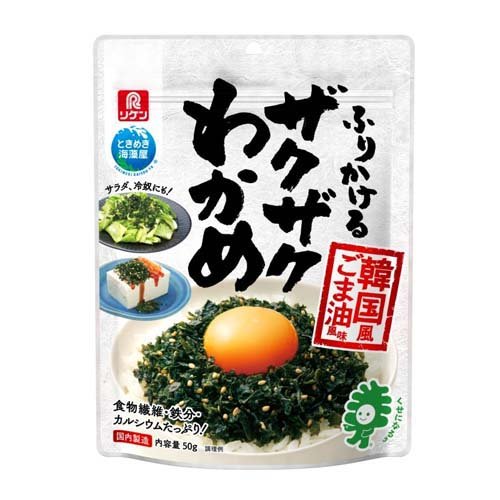 理研ビタミン ふりかけるザクザクわかめ韓国風ごま油風味５０ｇ