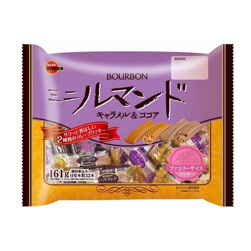 ブルボン ミニルマンド キャラメル＆ココア ファミリーサイズ(161g)