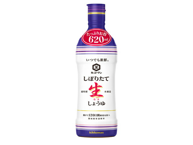 キッコーマン いつでも新鮮　しぼりたて生しょうゆ　６２０ＭＬ