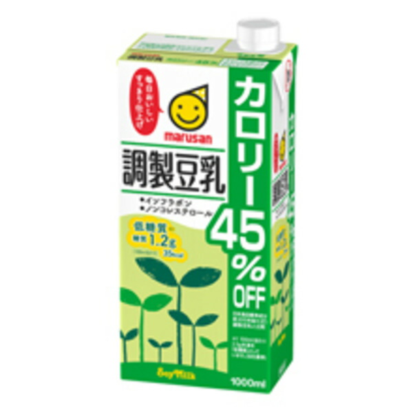 マルサン 調製豆乳 カロリー45%オフ 1L