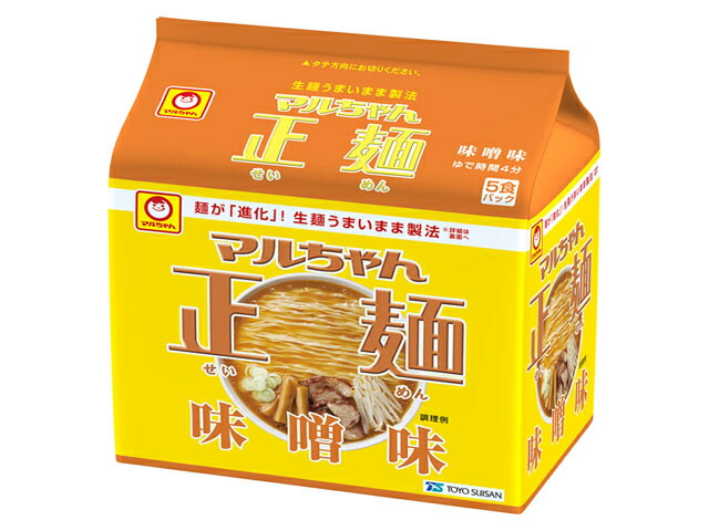 マルちゃん正麺 味噌味(108g*5食入)