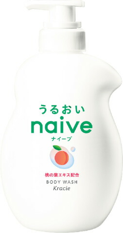 ナイーブ ボディソープ(桃の葉エキス配合)ポンプ 530ml