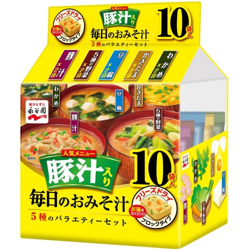 永谷園 毎日みそ汁豚汁入り１０袋