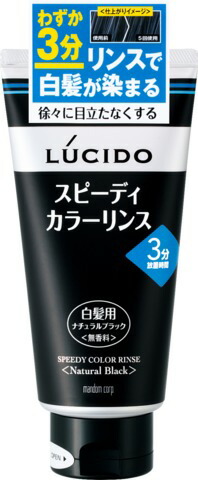 ルシード スピーディカラーリンス ナチュラルブラック 160g