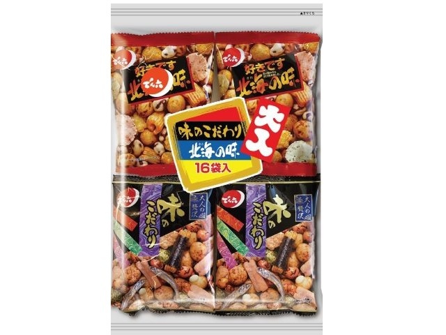 でん六 大入 16袋 ペアパック 336g