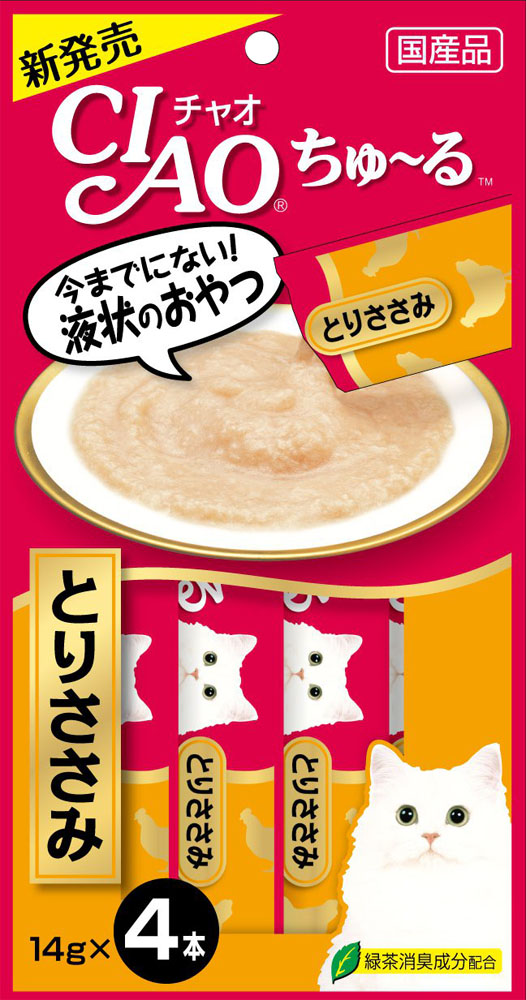 チャオ ちゅーる とりささみ 4本の商品画像