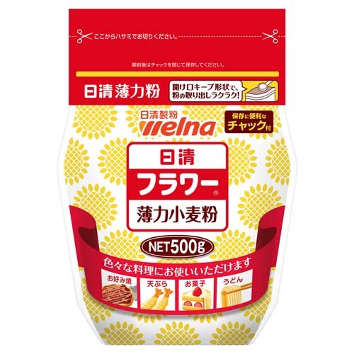 日清製粉ウェルナ １９春日清　フラワーチャック付　５００ｇ