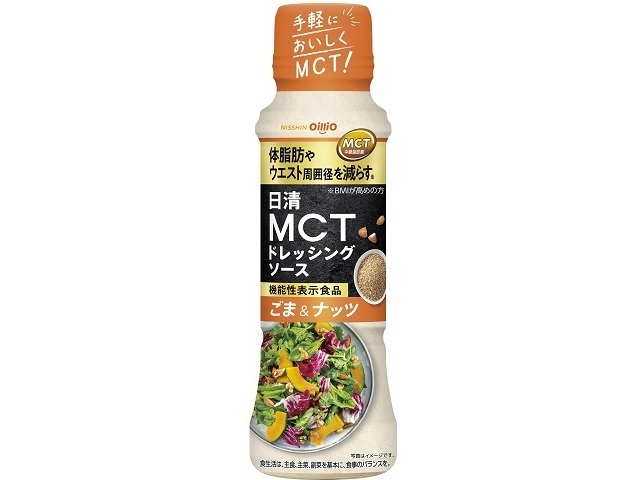 日清オイリオグループ 日清ＭＣＴドレッシングソースごま＆ナッツ１９０ｍｌ