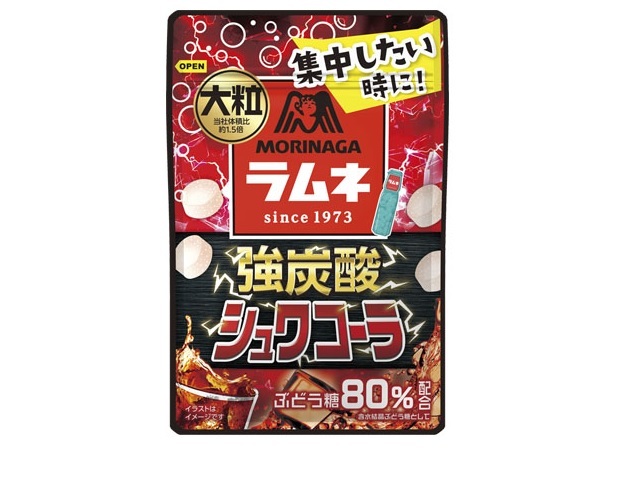 森永製菓 大粒ラムネ 強炭酸シュワコーラ 25g
