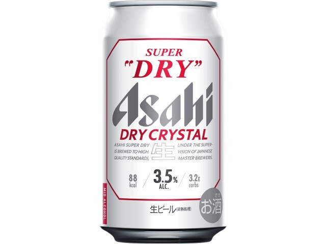 アサヒビール ＳＤ　ドライクリスタル缶３５０ｍｌ