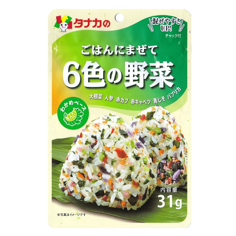 田中食品 ごはんにまぜて 6色の野菜 31g