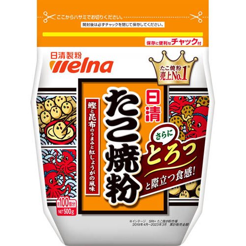 日清製粉ウェルナ １８秋　たこ焼粉　５００ｇ