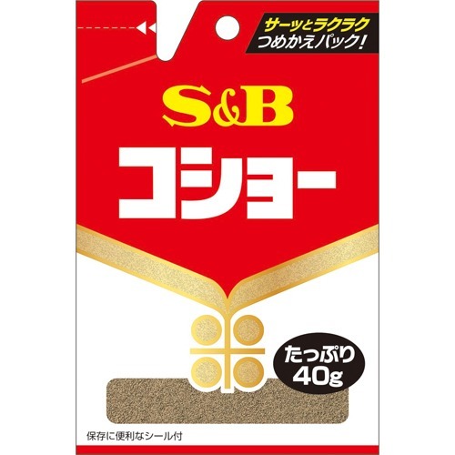 S＆B 袋入り コショー(40g)