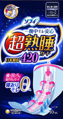ソフィ 超熟睡ガードワイドG420 10枚