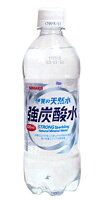 サンガリア 伊賀の天然水強炭酸水 500ml
