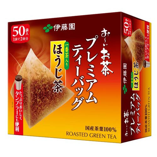 伊藤園 おーいお茶 プレミアムティーバッグ 一番茶入りほうじ茶(1.8g×50袋入)