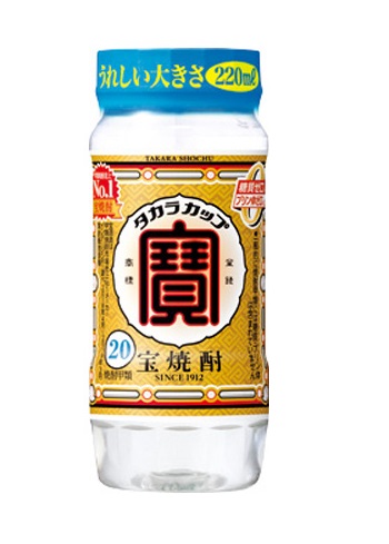 宝酒造 宝焼酎「タカラカップ」２０°２２０ＭＬペットカップ