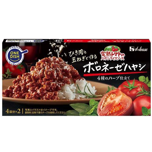 ハウス食品 １４０ｇ完熟トマトのハヤシライスソース　ボロネーゼ