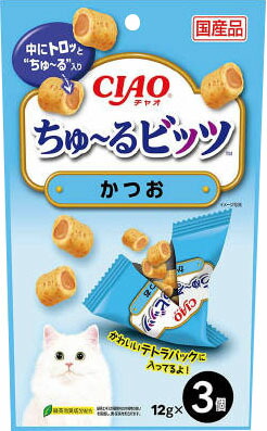 ちゅ～るビッツ かつお 12g×3袋