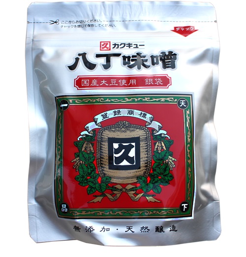 カクキュー 国産大豆 八丁味噌 銀袋 300g