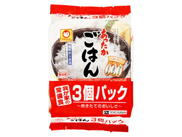 東洋水産 マルちゃん　あったかごはん３Ｐ（春桜版）