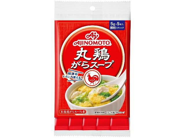 味の素 丸鶏がらスープ　５ｇスティック５本入袋