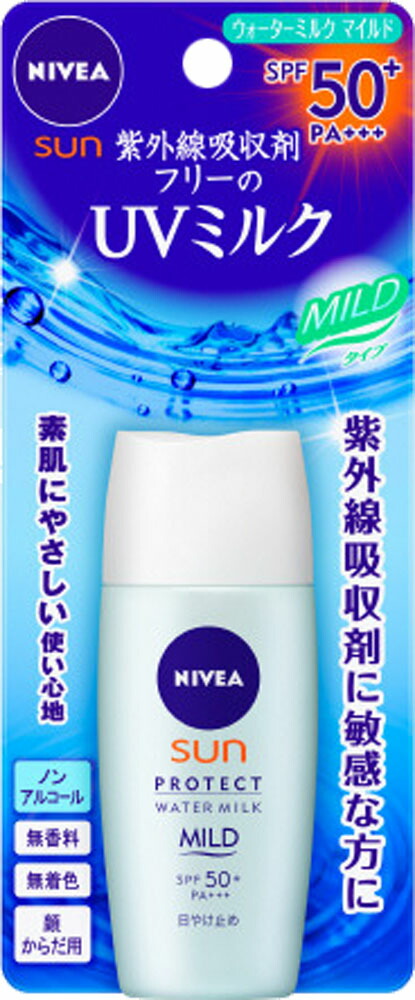 NIVEA(ニベア) サンプロテクトウォーターミルクマイルドSパウダーF50+30mlの商品画像