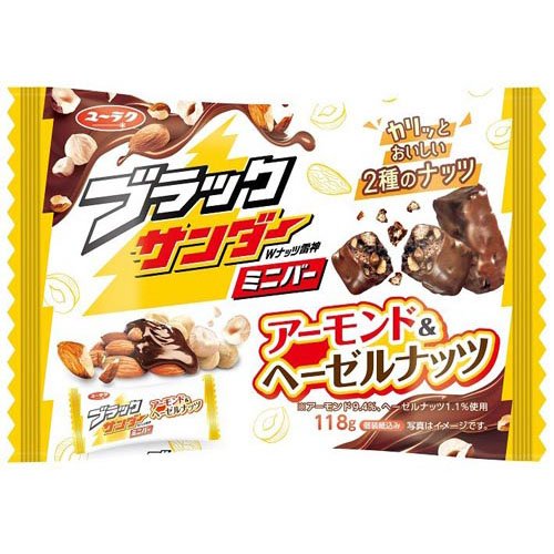 ブラックサンダー ミニバー アーモンド＆ヘーゼルナッツ(118g)