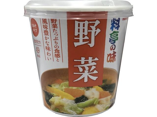 マルコメ カップ　料亭の味　野菜　６入の商品画像